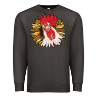 Smoke sunflower with rooster Premium Sweatshirt - RanaPortraitStore