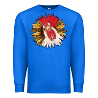 True Royal sunflower with rooster Premium Sweatshirt - RanaPortraitStore
