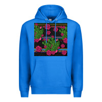 True Royal mexican rose and cactus seamless pattern Premium Hoodie - BundleAndBundleShop