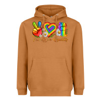 Meerkat peace love equality Heavyweight Hoodie - texasbilliewilder