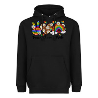 Black peace love pride Heavyweight Hoodie - texasbilliewilder