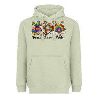Matcha peace love pride Heavyweight Hoodie - texasbilliewilder