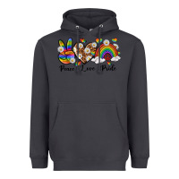 Smoke peace love pride Heavyweight Hoodie - texasbilliewilder