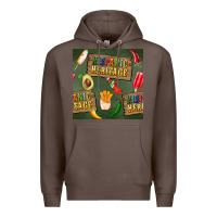Coffee hispanic heritage seamless pattern Premium Hoodie - BundleAndBundleShop