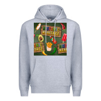 Heather Grey hispanic heritage seamless pattern Premium Hoodie - BundleAndBundleShop