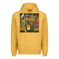 Mustard hispanic heritage seamless pattern Premium Hoodie - BundleAndBundleShop