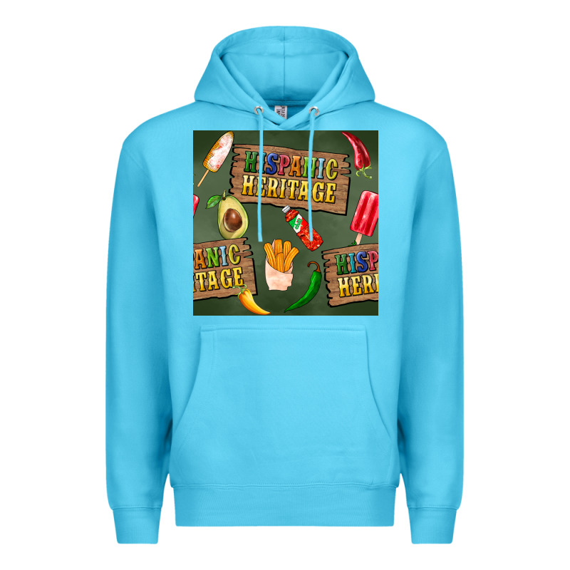 Hispanic Heritage Seamless Pattern Premium Hoodie by BundleAndBundleShop | Teevron