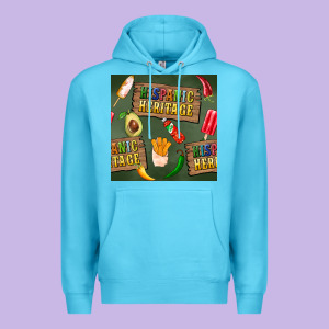 Hispanic Heritage Seamless Pattern Premium Hoodie Designed By Bundleandbundleshop