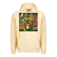 Pina Colada hispanic heritage seamless pattern Premium Hoodie - BundleAndBundleShop