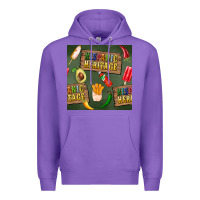 Purple hispanic heritage seamless pattern Premium Hoodie - BundleAndBundleShop