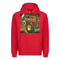 Red hispanic heritage seamless pattern Premium Hoodie - BundleAndBundleShop