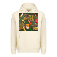 Sandshell hispanic heritage seamless pattern Premium Hoodie - BundleAndBundleShop