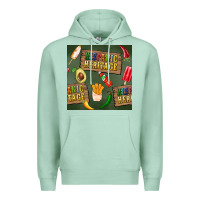 Seafoam hispanic heritage seamless pattern Premium Hoodie - BundleAndBundleShop