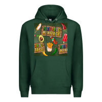 Sports Green hispanic heritage seamless pattern Premium Hoodie - BundleAndBundleShop