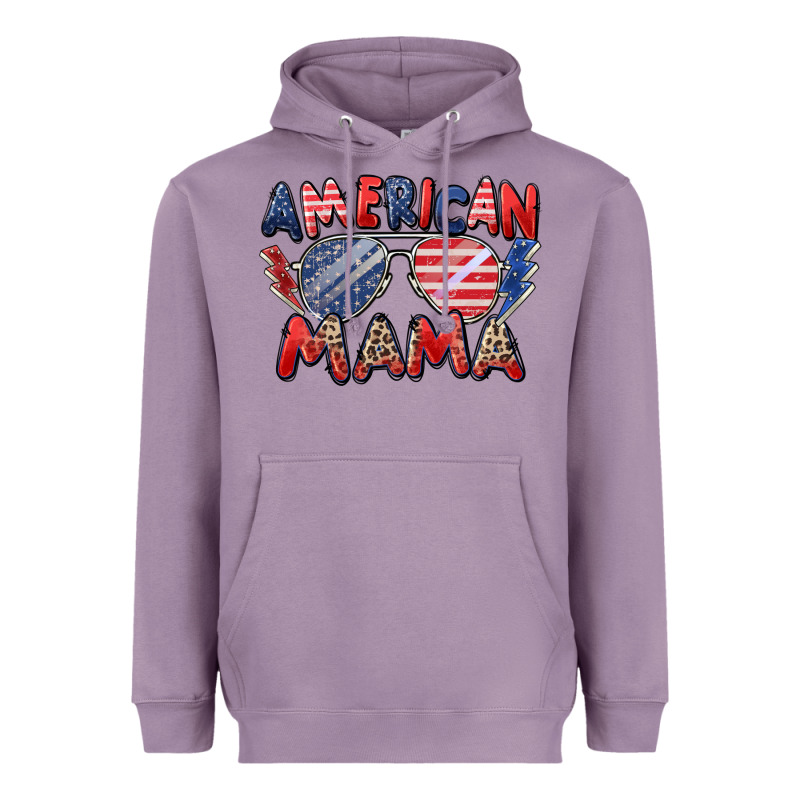 American Mama Heavyweight Hoodie by Zillion Design Studio | Teevron