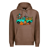 Chestnut cactus pumpkin truck fall Premium Hoodie - JahusDesignShop