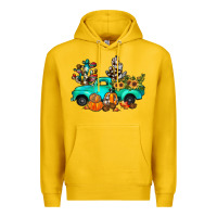 Lemon cactus pumpkin truck fall Premium Hoodie - JahusDesignShop