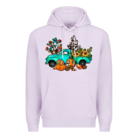 Lilac cactus pumpkin truck fall Premium Hoodie - JahusDesignShop