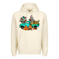 Sandshell cactus pumpkin truck fall Premium Hoodie - JahusDesignShop