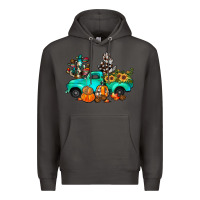 Smoke cactus pumpkin truck fall Premium Hoodie - JahusDesignShop