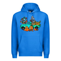 True Royal cactus pumpkin truck fall Premium Hoodie - JahusDesignShop