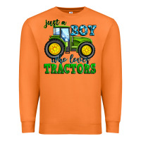 Carrot just a boy who loves tractors Premium Sweatshirt - Zillion Design Studio
