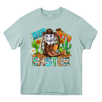 Arona Hop Into Easter Bunny Western Heavy Core Tee - CowhideDigitalArt