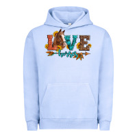 Pigment Grape Ice love horses  leather turquoise leopard Urban Hoodie - Artiststas