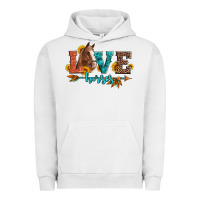 Pigment Lunar Rock love horses  leather turquoise leopard Urban Hoodie - Artiststas