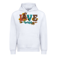 White love horses  leather turquoise leopard Urban Hoodie - Artiststas