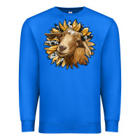 True Royal sunflower with goat Premium Sweatshirt - RanaPortraitStore