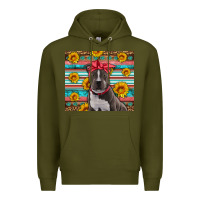 Army Green western pitbull Premium Hoodie - Artiststas
