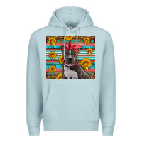 Blue Mist western pitbull Premium Hoodie - Artiststas
