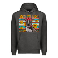 Charcoal Heather western pitbull Premium Hoodie - Artiststas