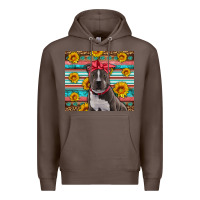 Coffee western pitbull Premium Hoodie - Artiststas