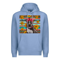 Colony Blue western pitbull Premium Hoodie - Artiststas
