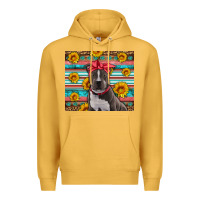 Mustard western pitbull Premium Hoodie - Artiststas