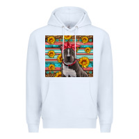 White western pitbull Premium Hoodie - Artiststas