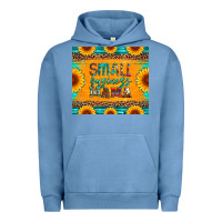 Pigment Pebble Blue small business mama leopard turquoise aztec serape cowhide sunflowers Urban Hoodie - Artiststas