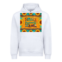 White small business mama leopard turquoise aztec serape cowhide sunflowers Urban Hoodie - Artiststas