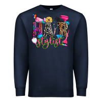 Navy hairstylist Premium Sweatshirt - Zillion Design Studio