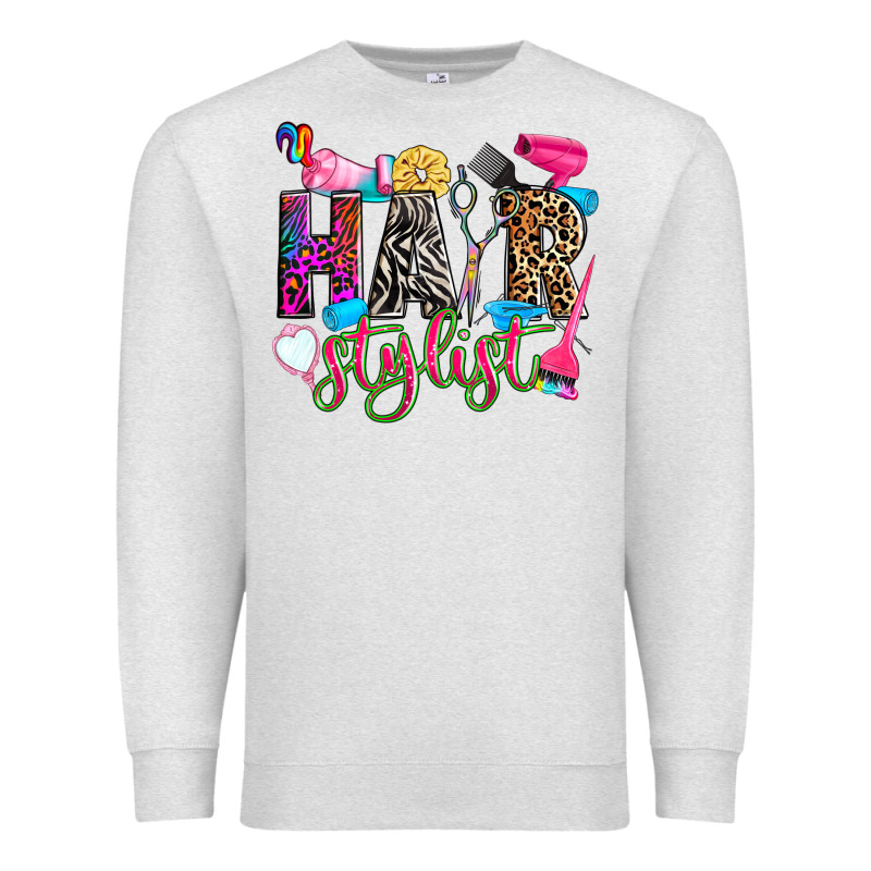 Hairstylist Premium Sweatshirt by Zillion Design Studio | Teevron