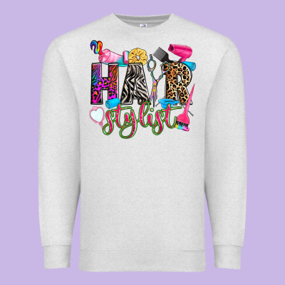 Hairstylist Premium Sweatshirt Designed By Zillion Design Studio
