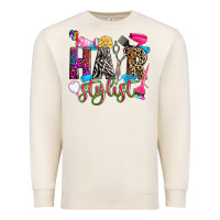 Sandshell hairstylist Premium Sweatshirt - Zillion Design Studio