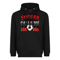 Black my favorite soccer player calls me mom Heavyweight Hoodie - Zillion Design Studio