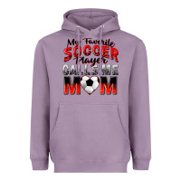 Lavender my favorite soccer player calls me mom Heavyweight Hoodie - Zillion Design Studio