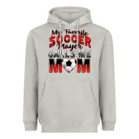 Moon Dust my favorite soccer player calls me mom Heavyweight Hoodie - Zillion Design Studio