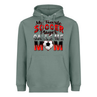 Sage my favorite soccer player calls me mom Heavyweight Hoodie - Zillion Design Studio