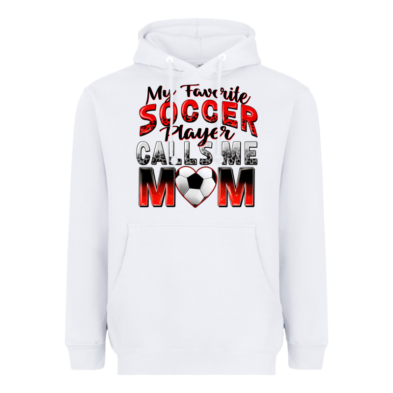 My Favorite Soccer Player Calls Me Mom Heavyweight Hoodie by Zillion Design Studio | Teevron