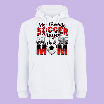 Heavyweight Hoodie my favorite soccer player calls me mom